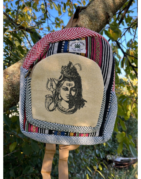 Ethno batoh z konope - SHIVA malý